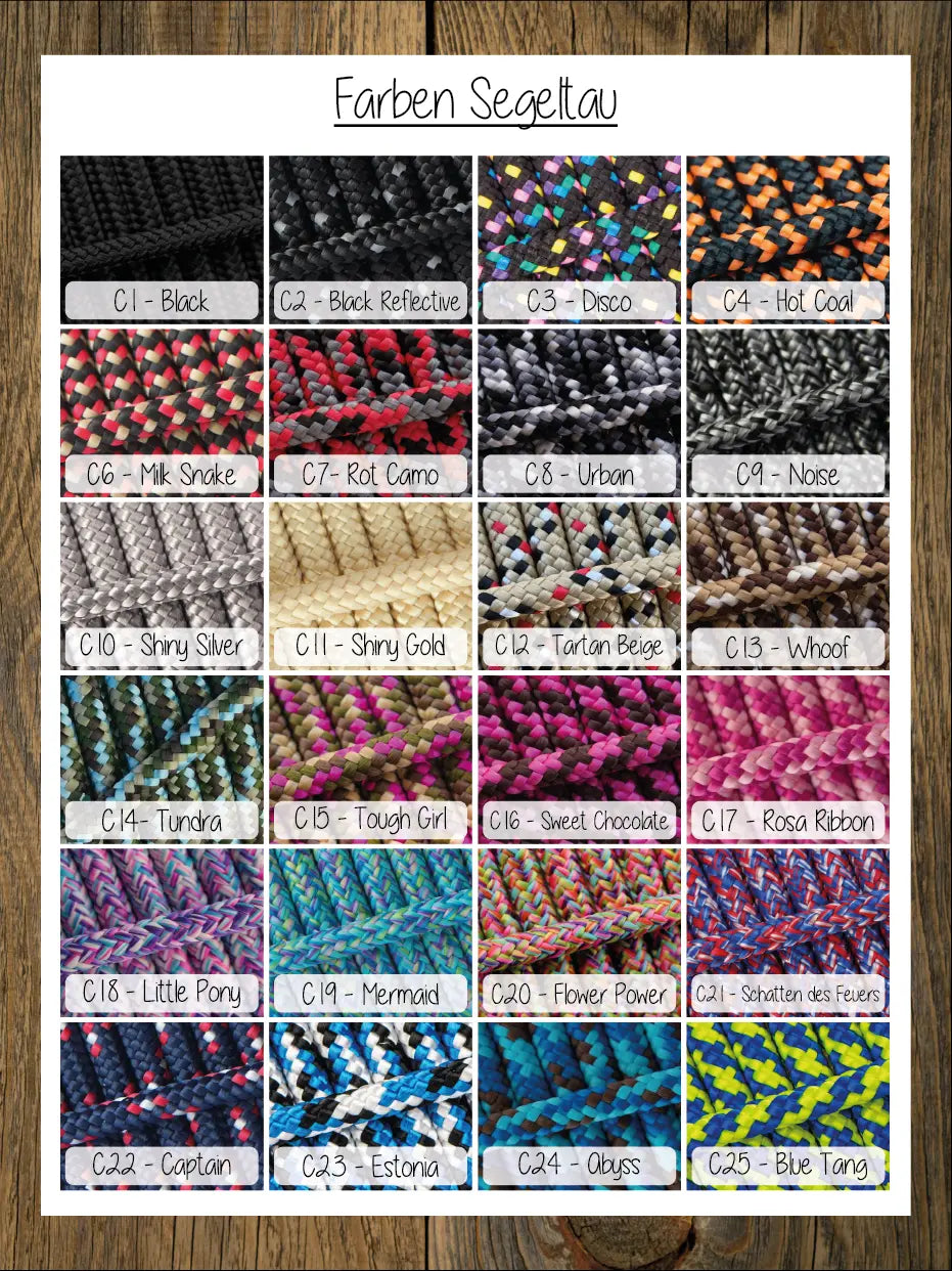 Segeltau Schlüsselanhänger INFINITY mit personalisierte Gravur