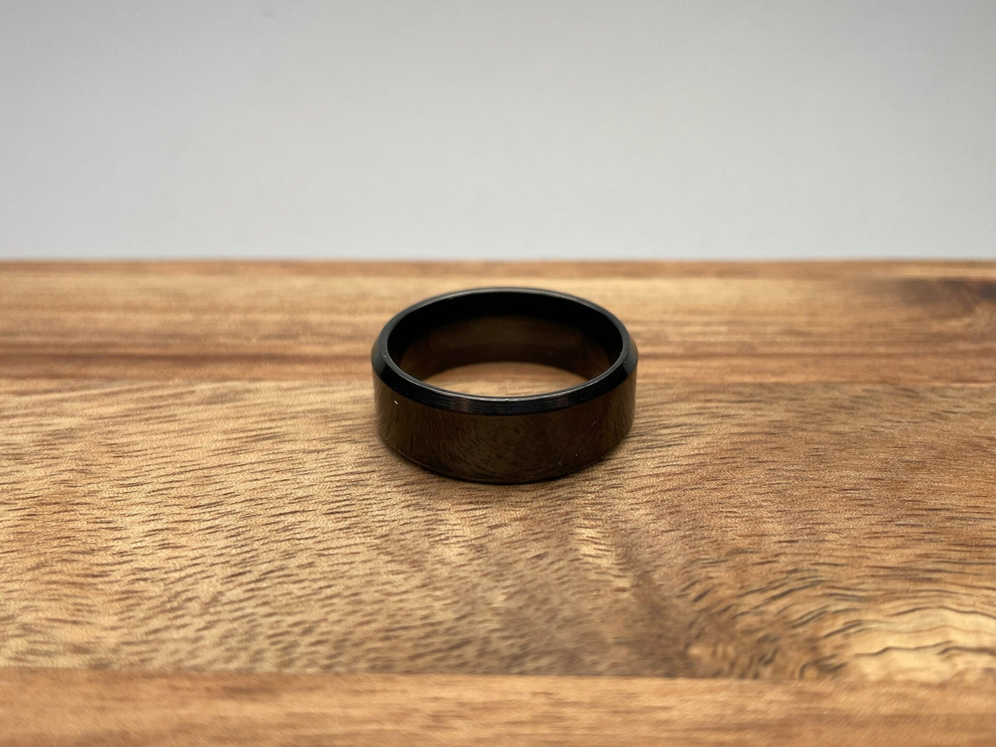 breiter Ring 8mm aus Edelstahl