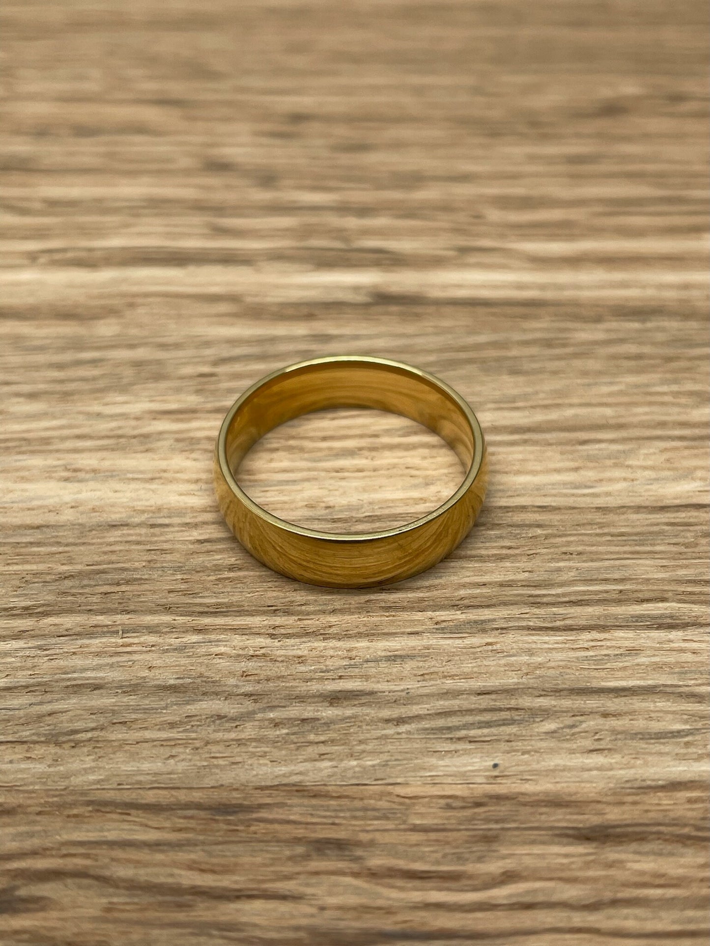 eleganter Ring 6mm aus Edelstahl